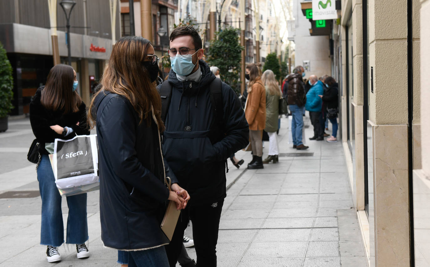 De compras por Valladolid. 