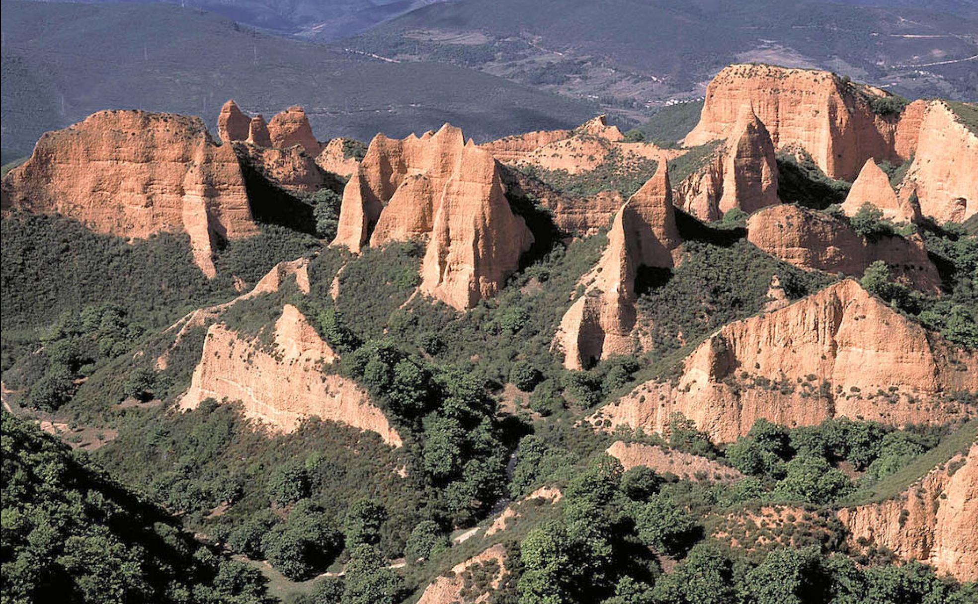 Panorámica de Las Médulas.