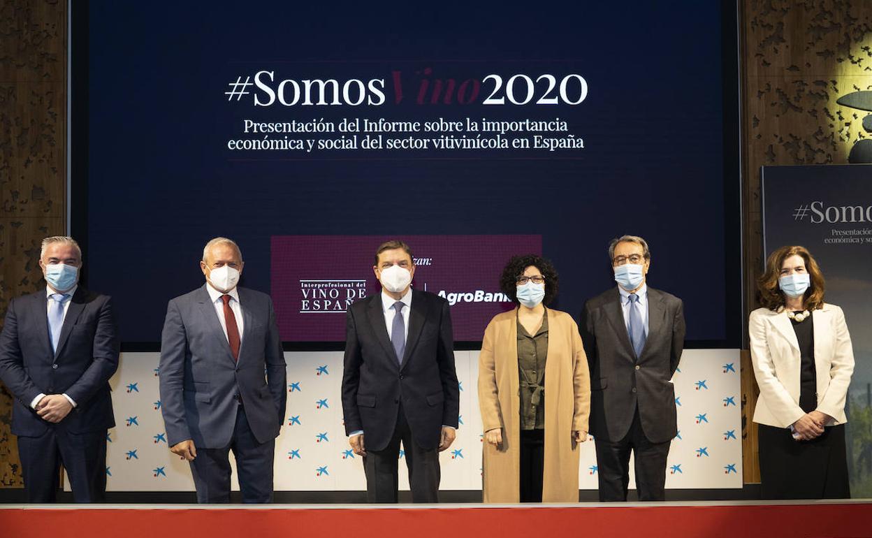 Presentación del informe en presencia del ministro Luis Planas. 