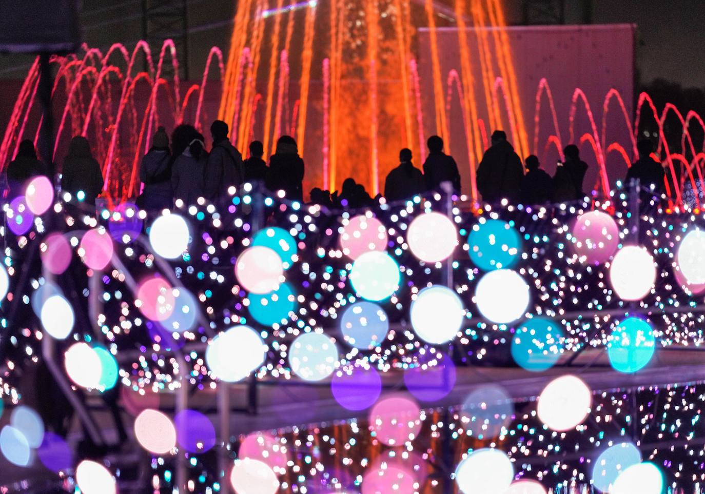 Festival de luces Jewellumination, que se celebra en Tokio (Japón