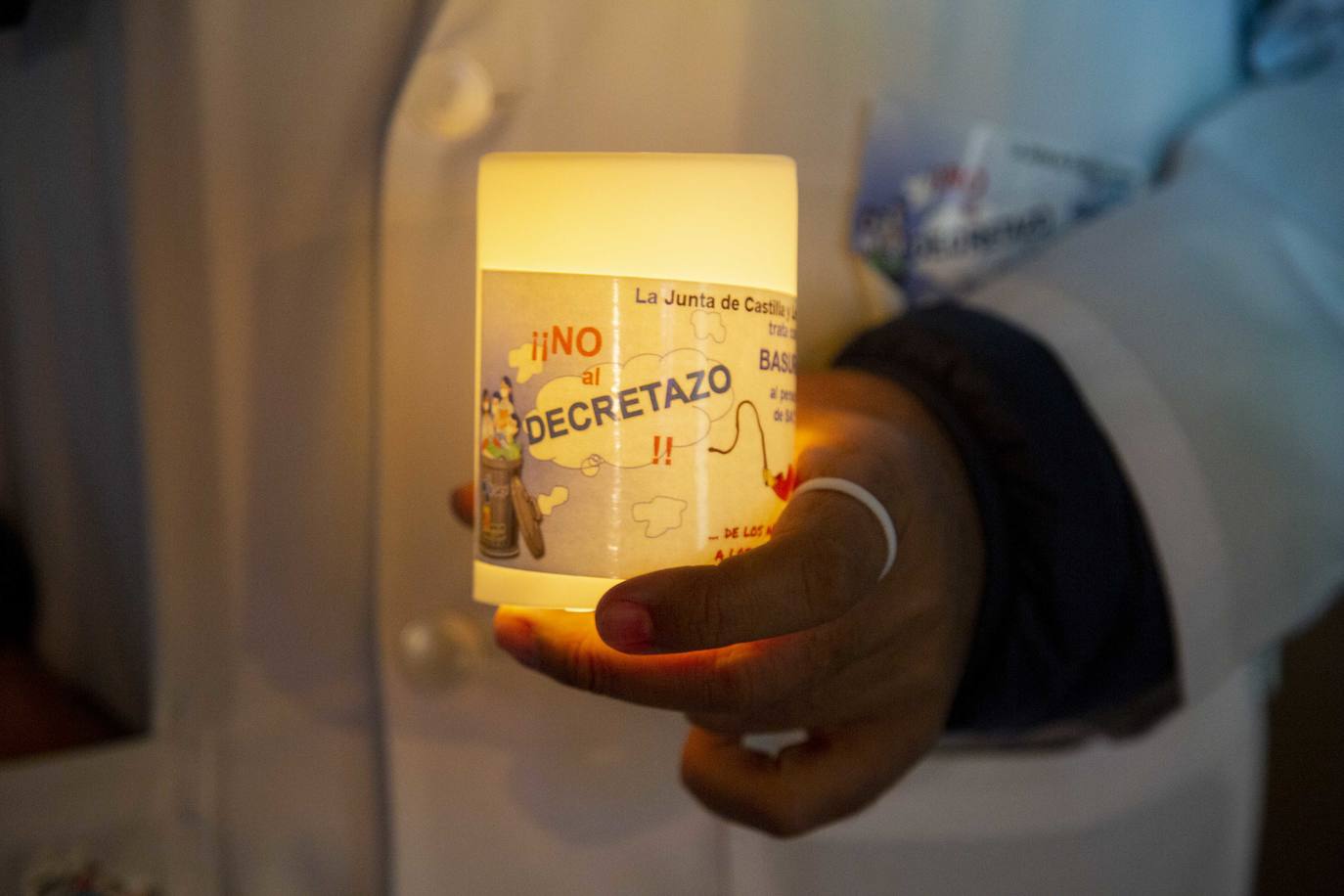 Fotos: Protesta de sanitarios en Valladolid