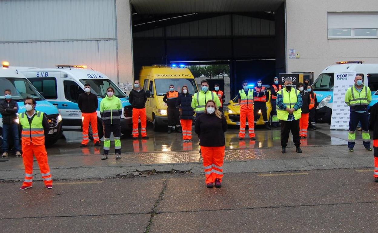Participantes en un simulacro organizado por CEOE-Cepyme. 
