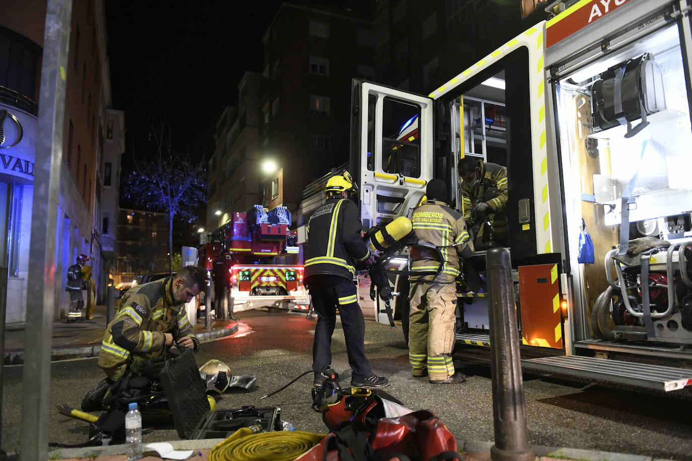 Fotos: Incendio en la calle Italia de Valladolid