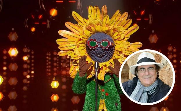 La máscara de 'Girasol' y el artista que había bajo ella, Al Bano Carrisi.