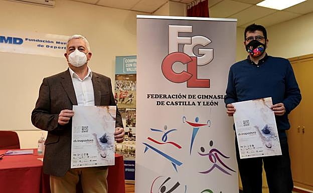 Fernando Nieto, actual presidente de la Federación de Castilla y León, y Alberto Bustos, concejal de Deportes, 