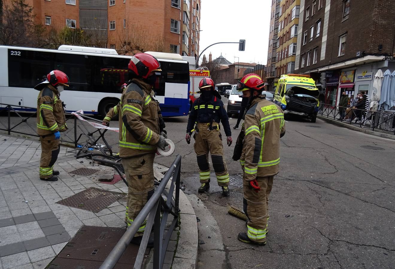 El suceso ha ocurrido en cruce de la calle Don Sancho con la calle Merced de la capital.