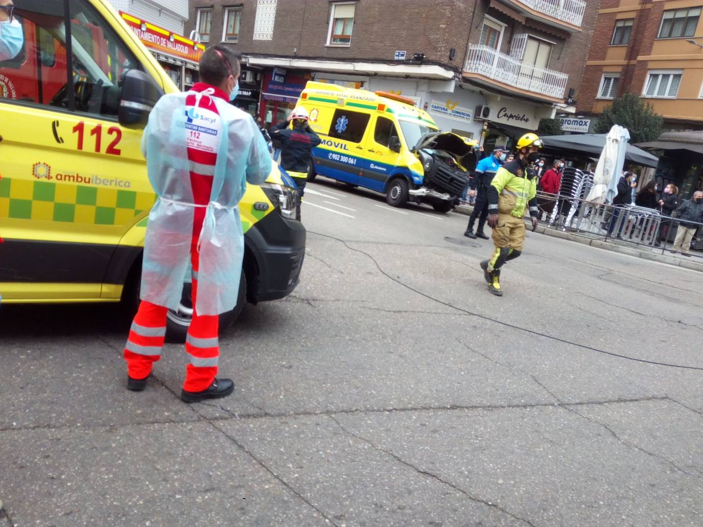 El suceso ha ocurrido en cruce de la calle Don Sancho con la calle Merced de la capital.