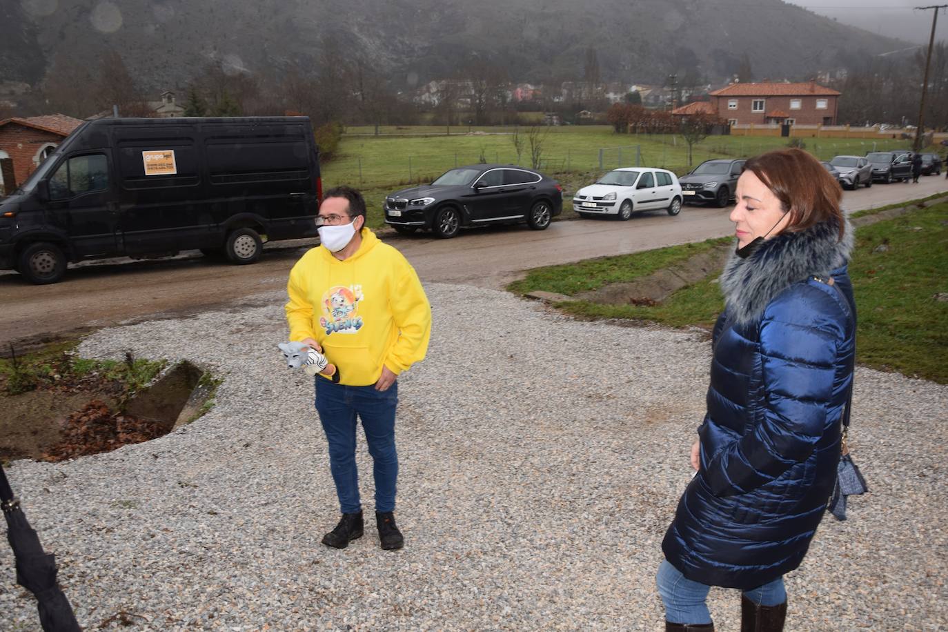 Jornada inaugural de las visitas a la casa del Ratoncito Pérez en Velilla del Río Carrión.