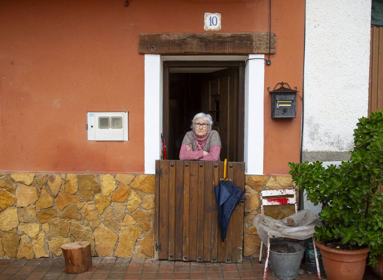 Los habitantes del medio rural sufrieron el confinamiento en sus casas preocupados del abastecimiento.