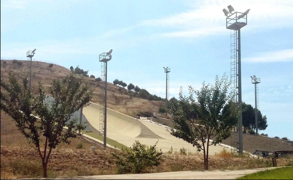 Estado en el que se encontraba el proyecto Meseta Sport, en Villavieja del Cerro, en junio de 2017. 
