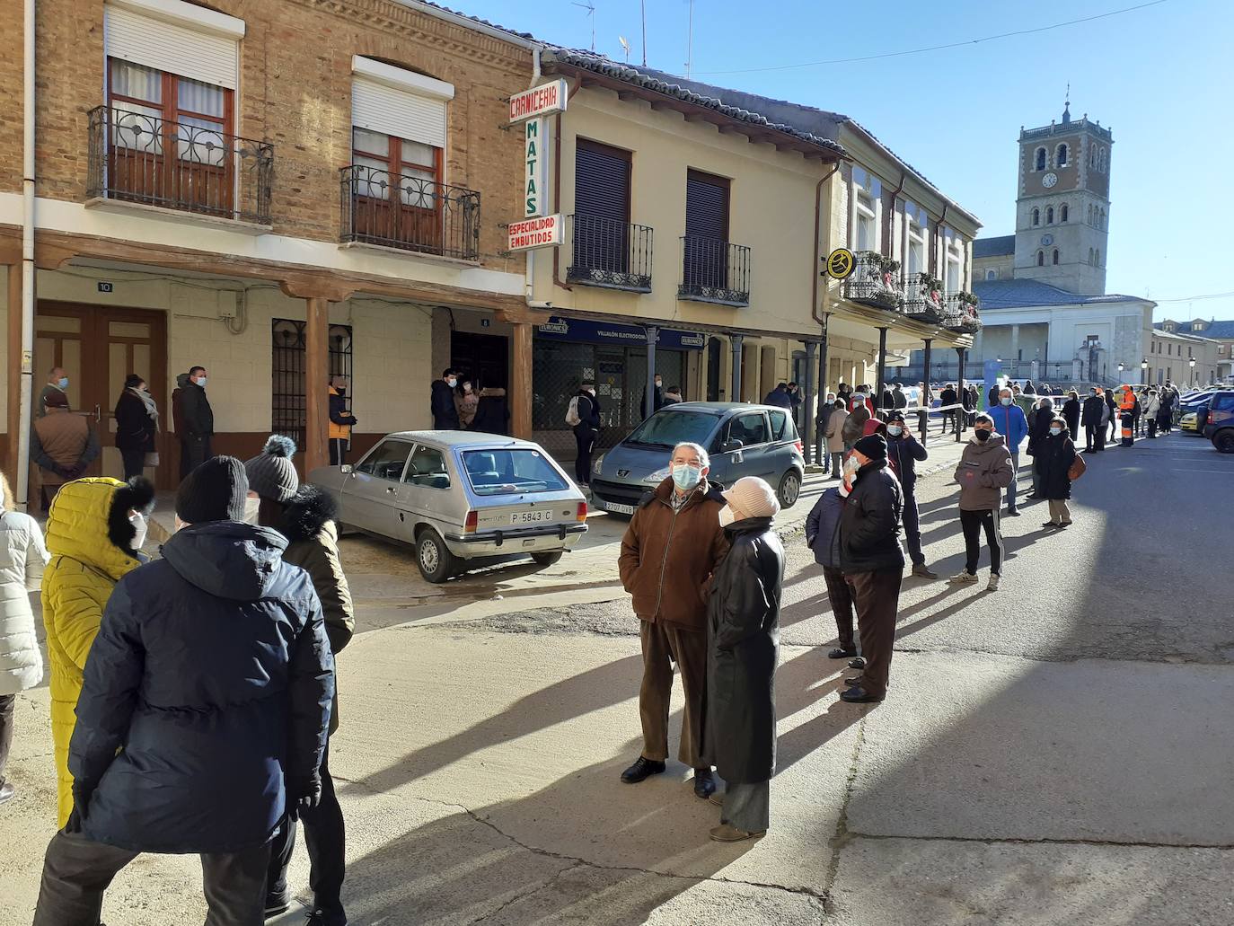 Fotos: Cribado en Villalón de Campos