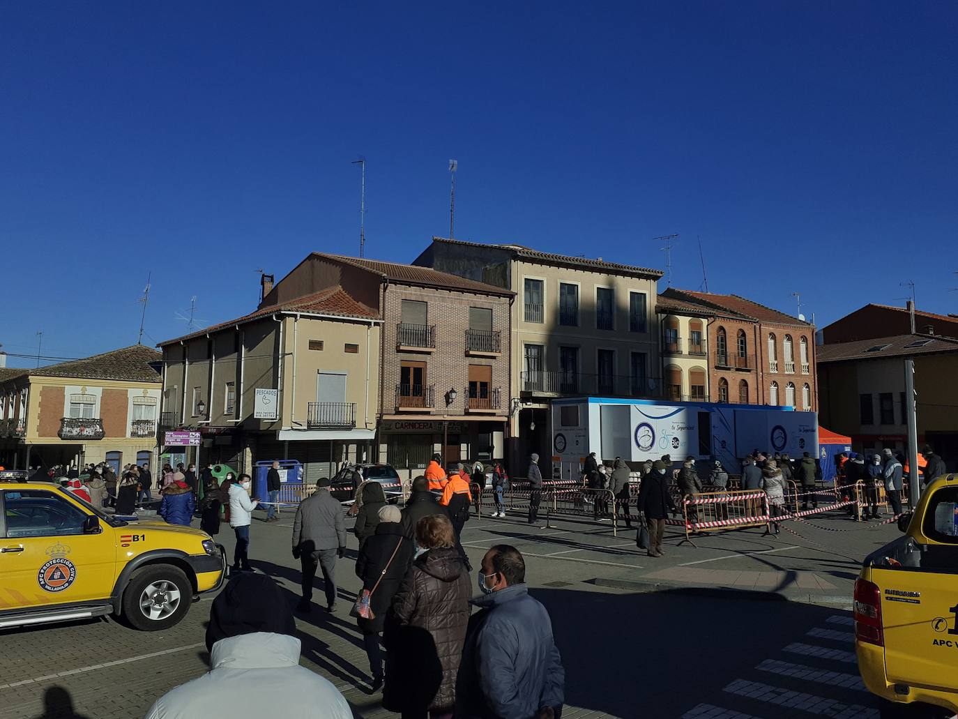 Fotos: Cribado en Villalón de Campos