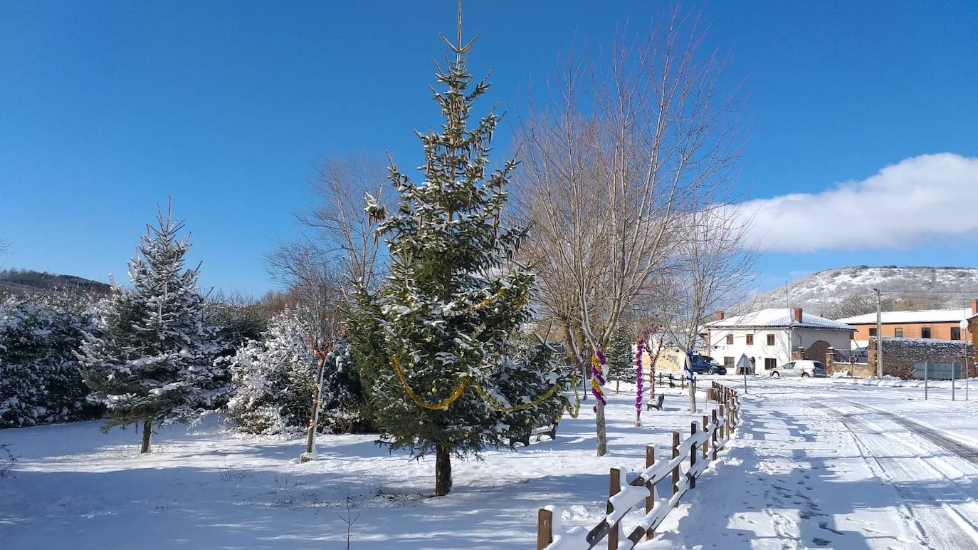 Fotos: Nieve en Valoria de Aguilar