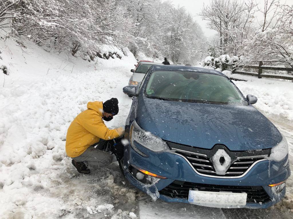 Fotos: Temporal de nieve en Asturias y León