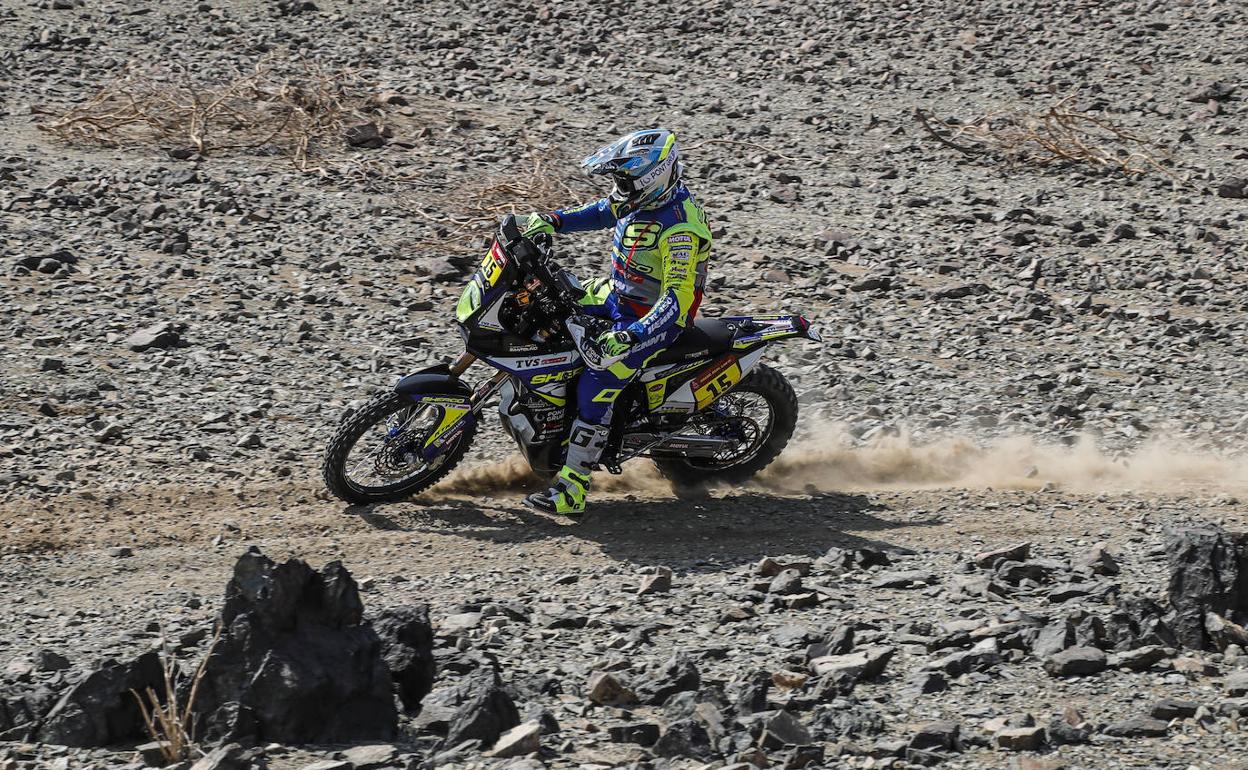 Lorenzo Santolino, durante la prueba.