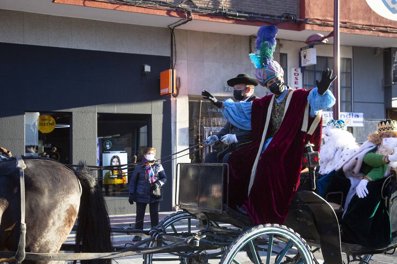 Fotos: La extraña Cabalgata de Reyes en Valladolid