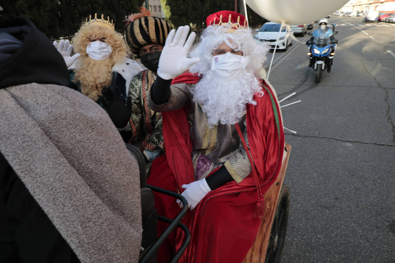 Fotos: La extraña Cabalgata de Reyes en Valladolid