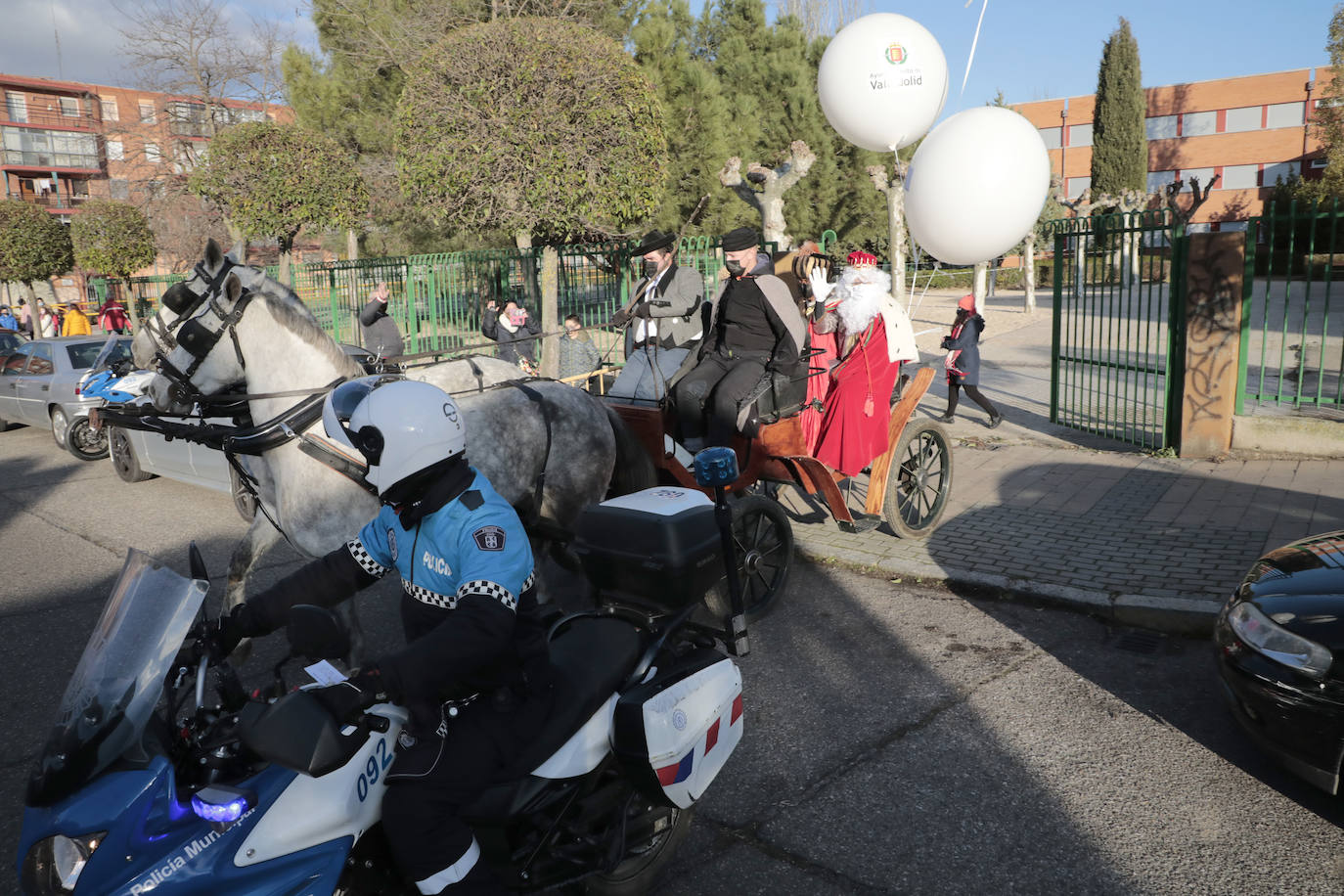 Fotos: La extraña Cabalgata de Reyes en Valladolid