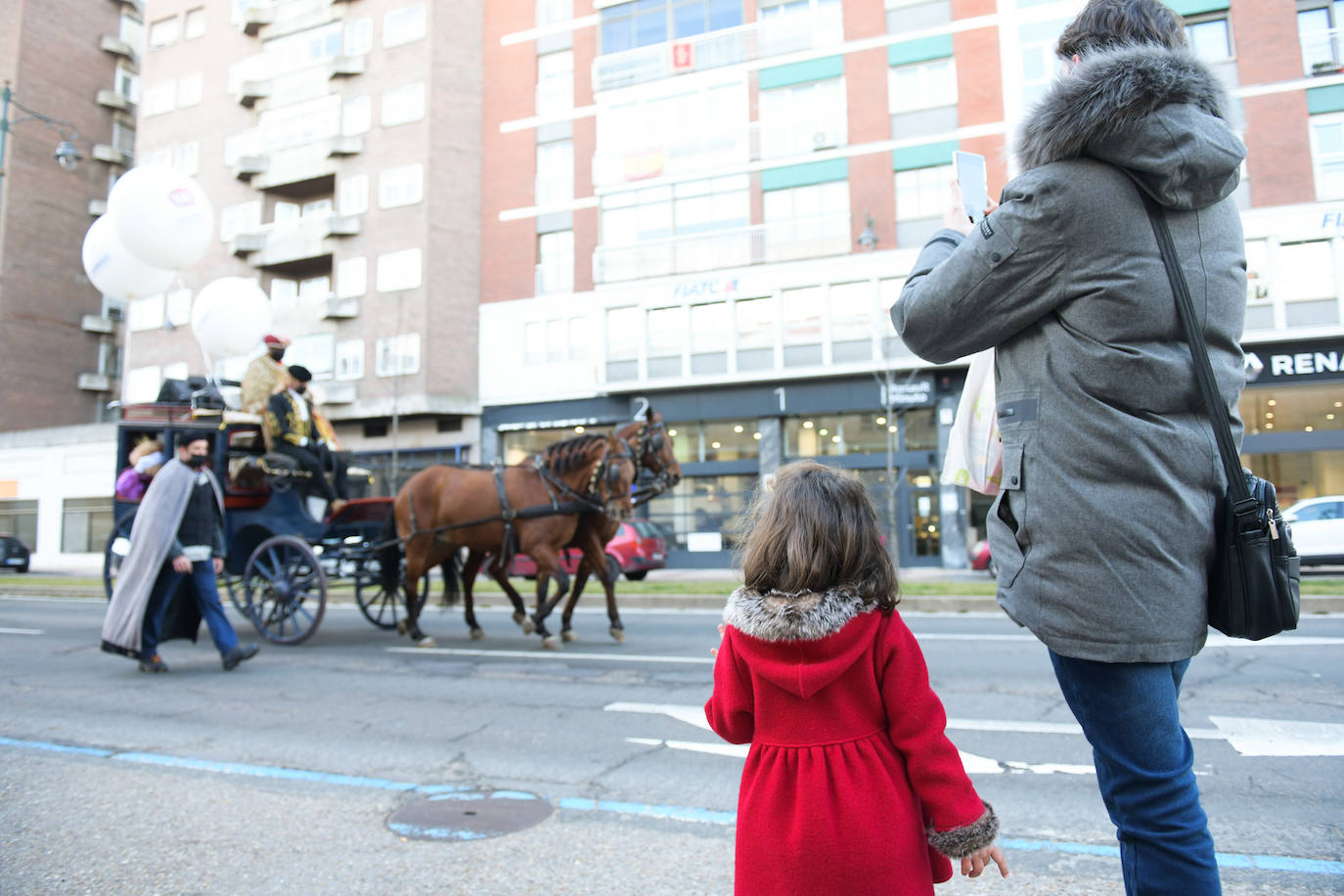 Fotos: La extraña Cabalgata de Reyes en Valladolid