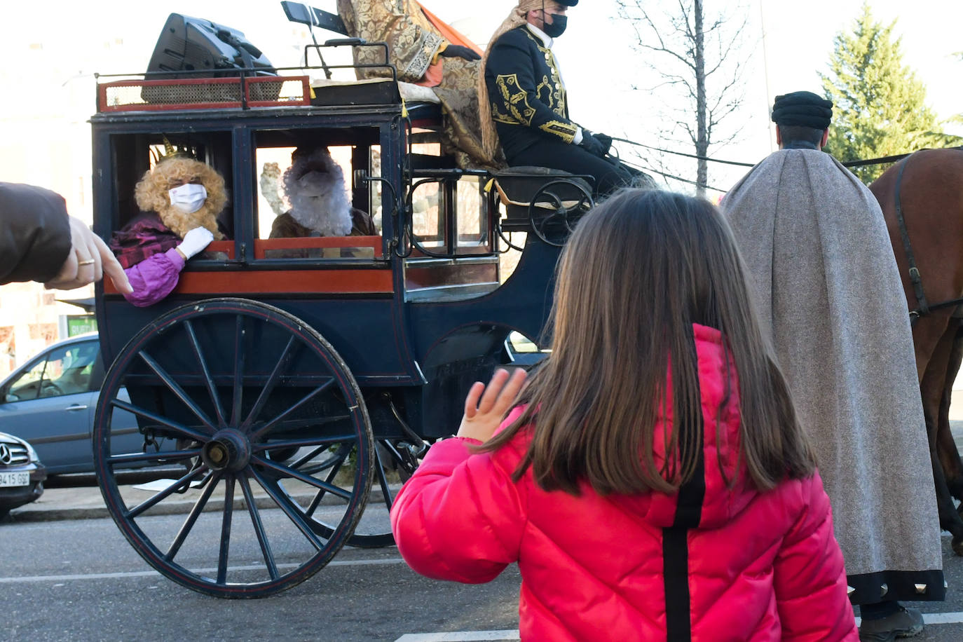 Fotos: La extraña Cabalgata de Reyes en Valladolid