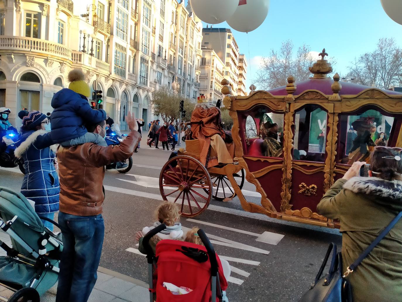 Fotos: La extraña Cabalgata de Reyes en Valladolid