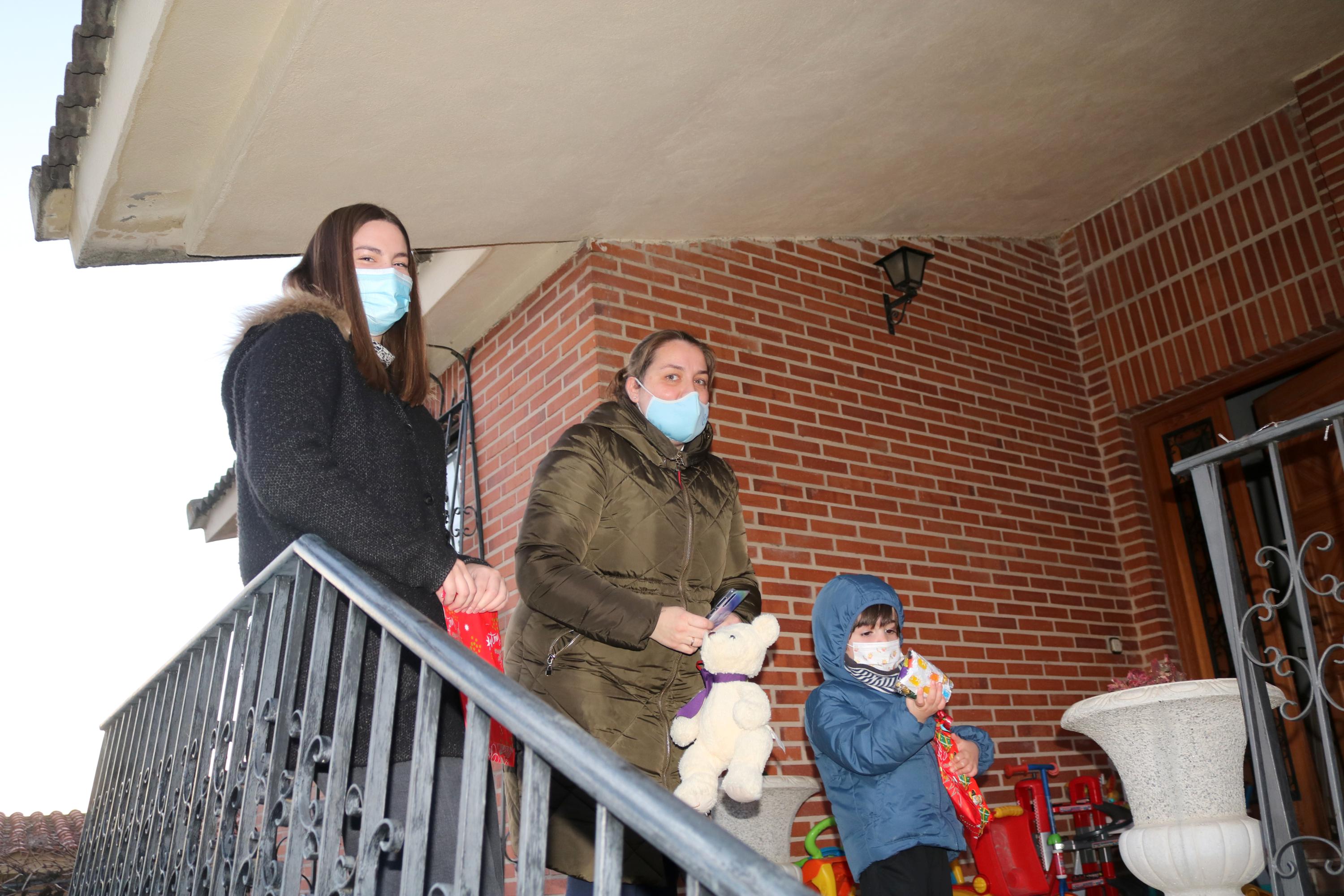 Los Reyes Magos visitaron a los niños baltanasiegos 