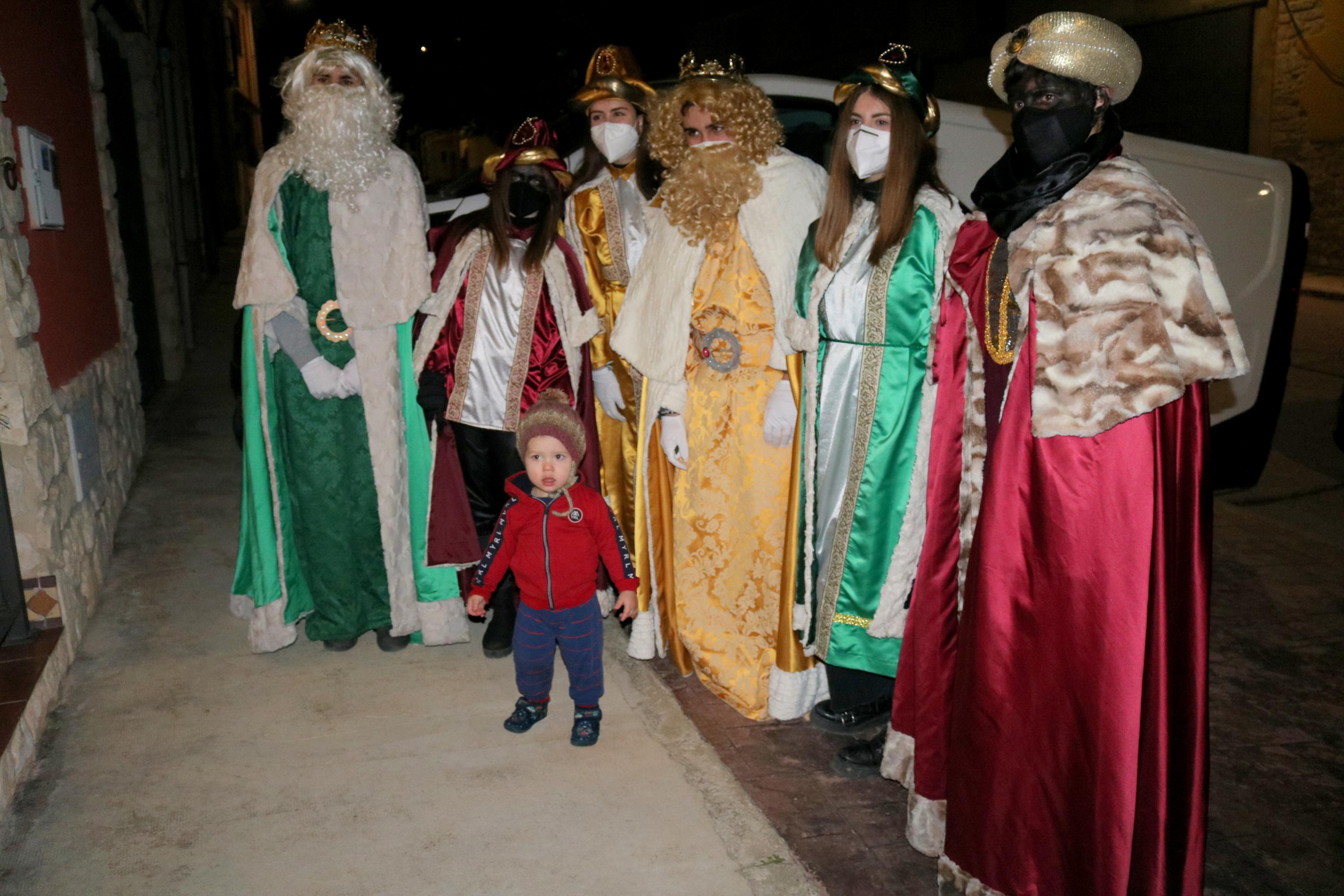 Los Reyes Magos visitaron a los niños baltanasiegos 