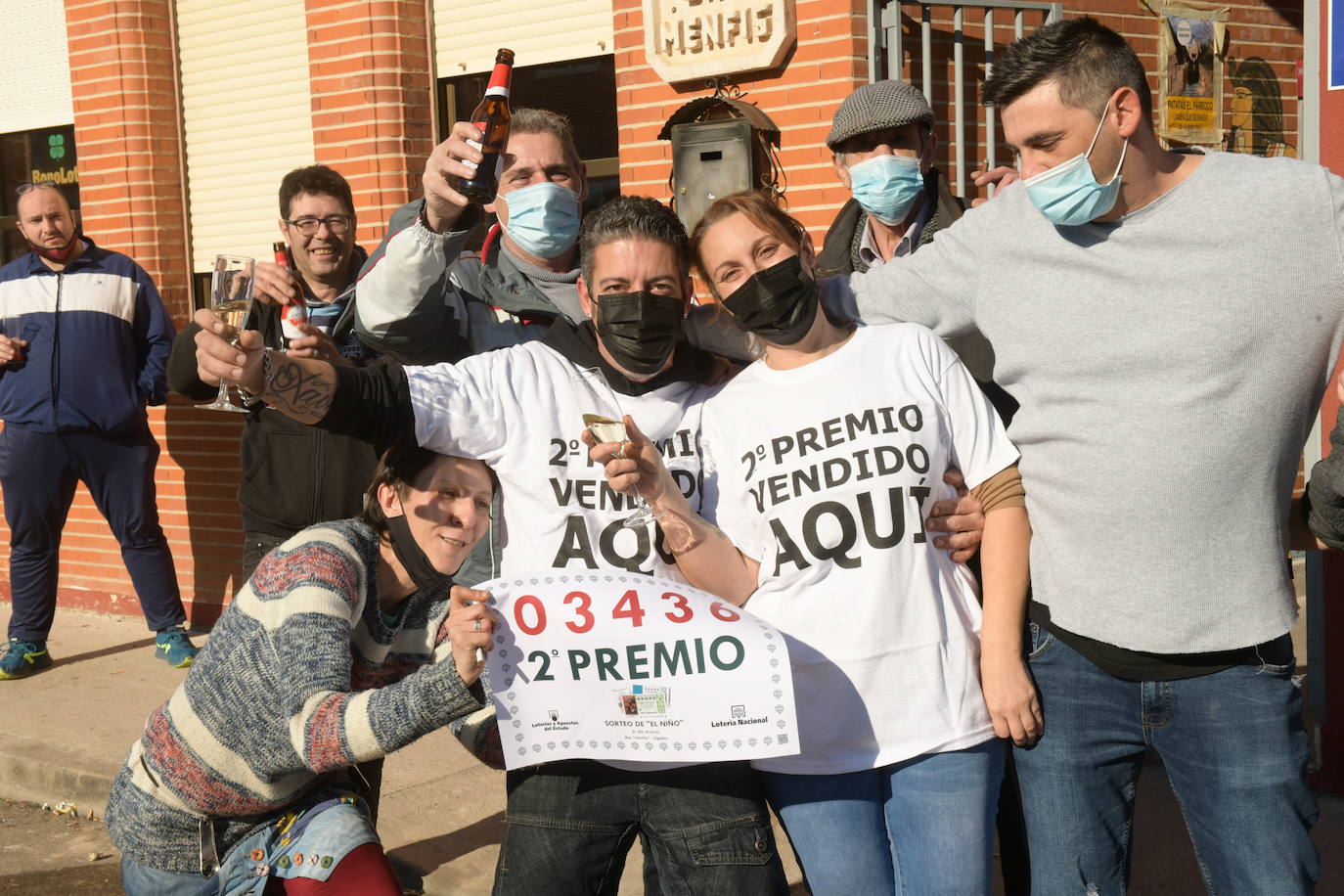 Segundo premio en el bar Menfis de Cigales (Valladolid).