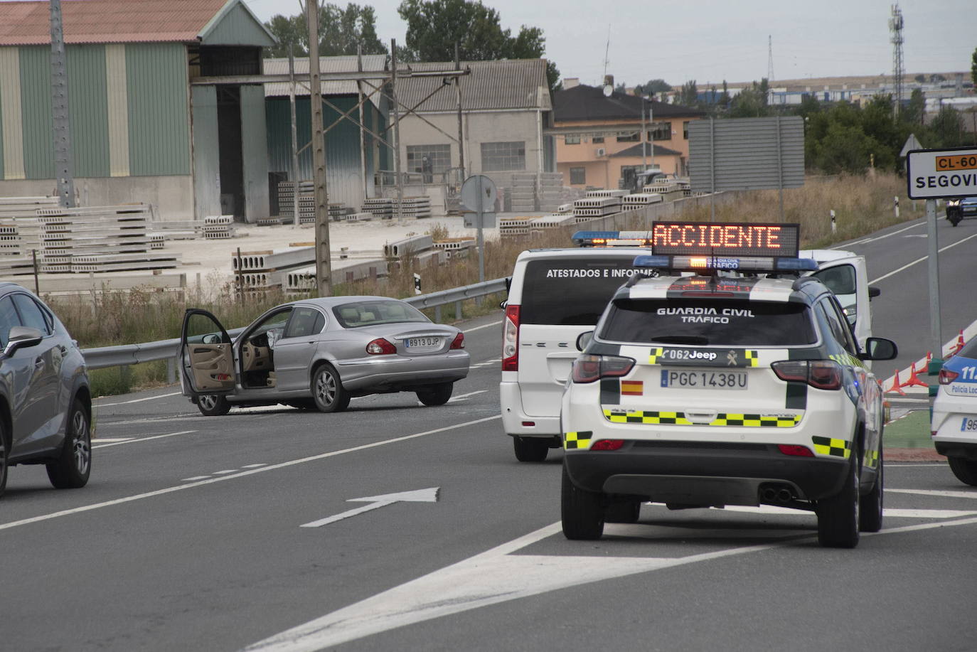 Accidente ocurrido en 2020 en la CL-605.