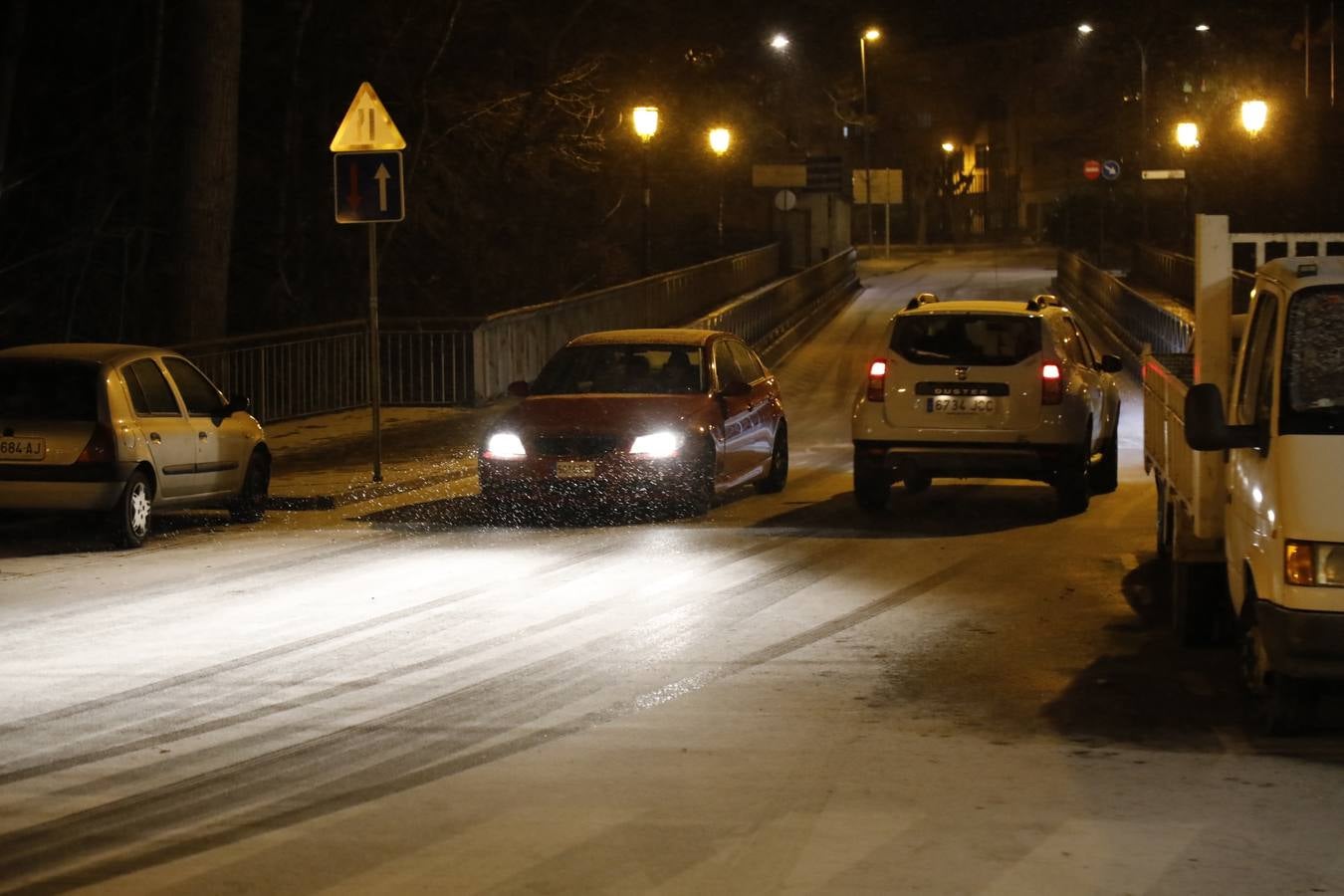 Fotos: Nieve en Peñafiel