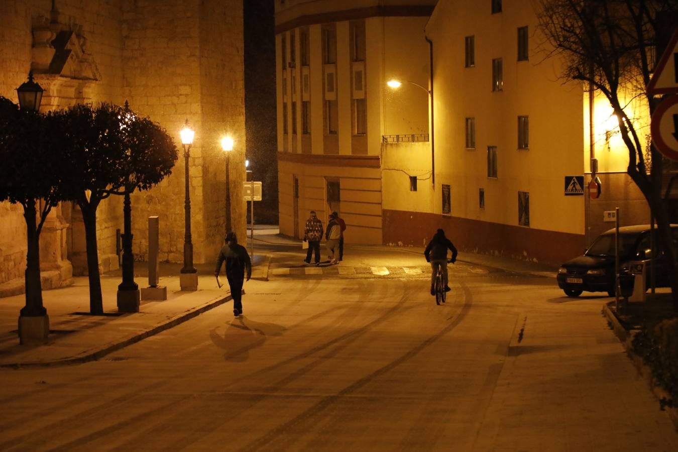 Fotos: Nieve en Peñafiel