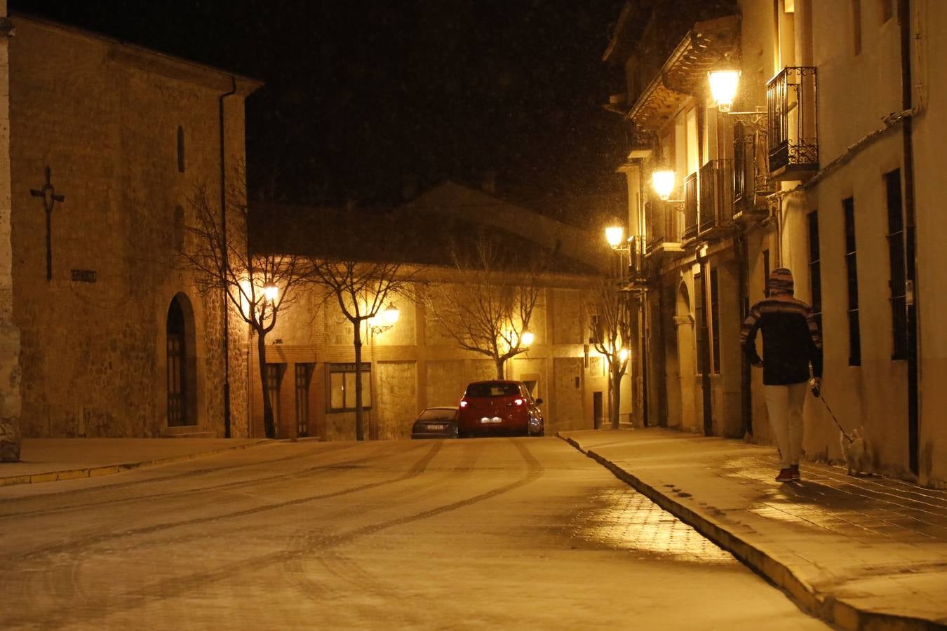 Fotos: Nieve en Peñafiel