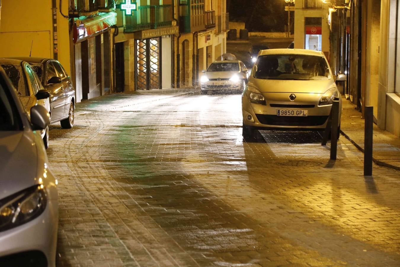 Fotos: Nieve en Peñafiel