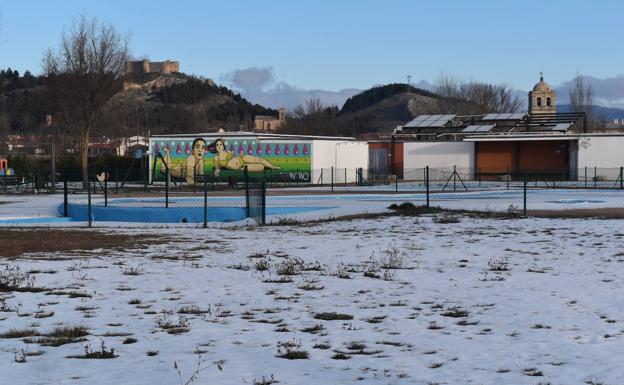 Aguilar de Campoo espera la llegada de 'Filomena' con nieve y placas de hielo