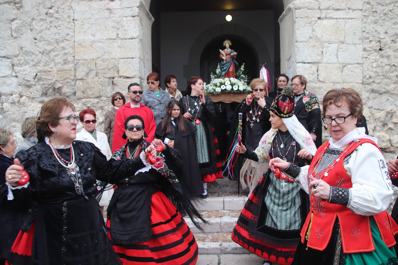 Procesión de Santa Águeda en 2020.