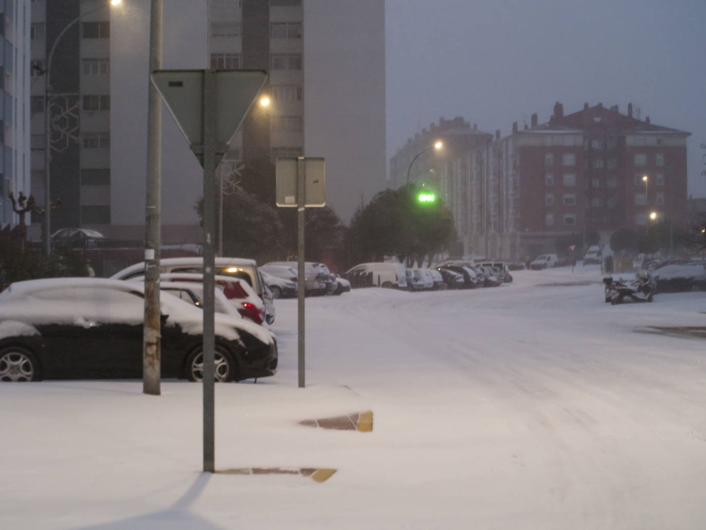 Fotos: Nieve en Laguna de Duero