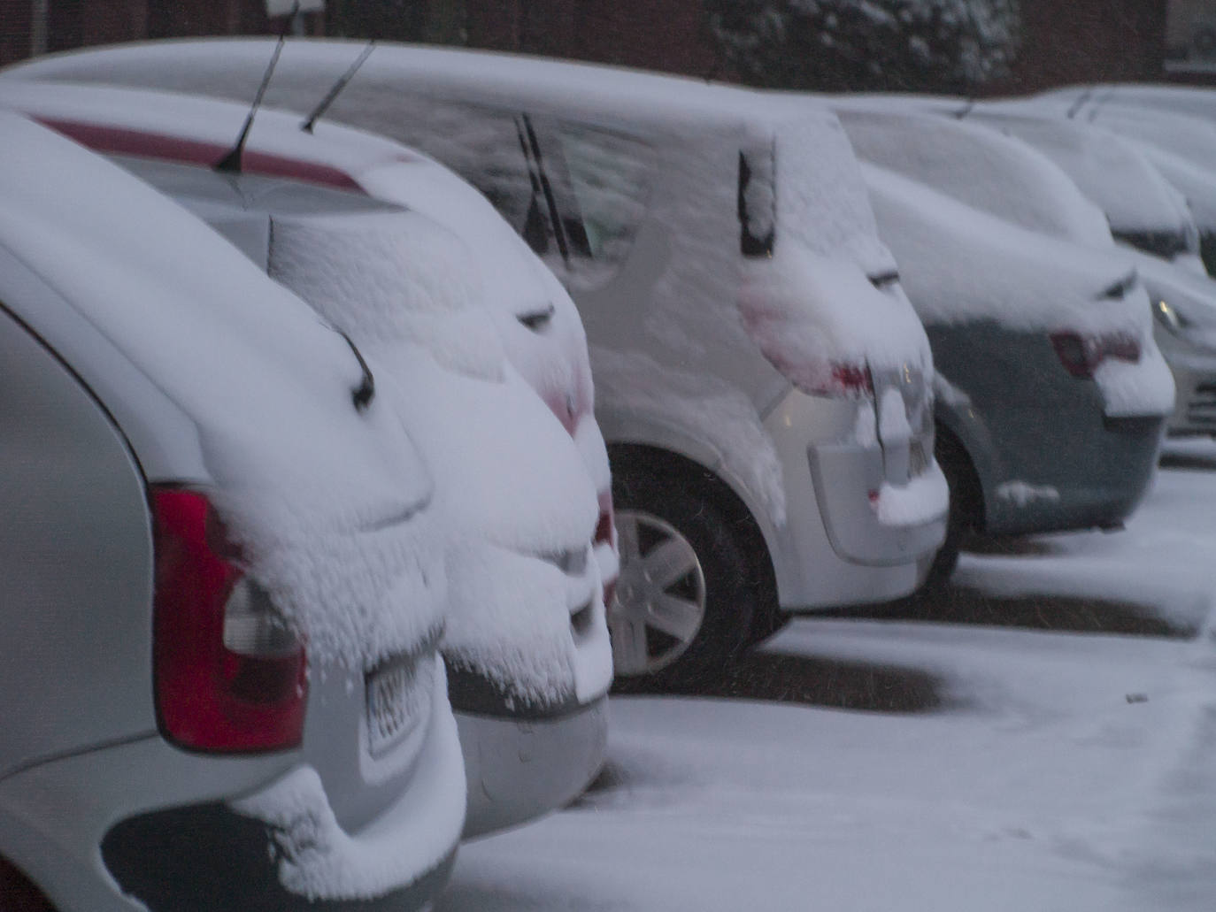 Fotos: Nieve en Laguna de Duero