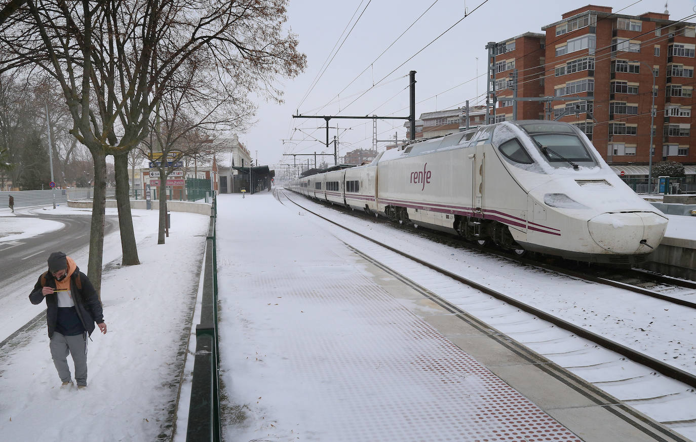 Fotos: Así ha funcionado el dispositivo de vialidad en la ciudad de Palencia