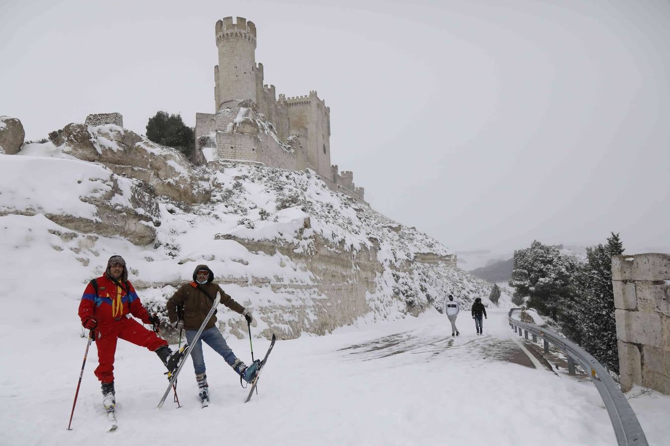 Fotos: Nevada en Peñafiel