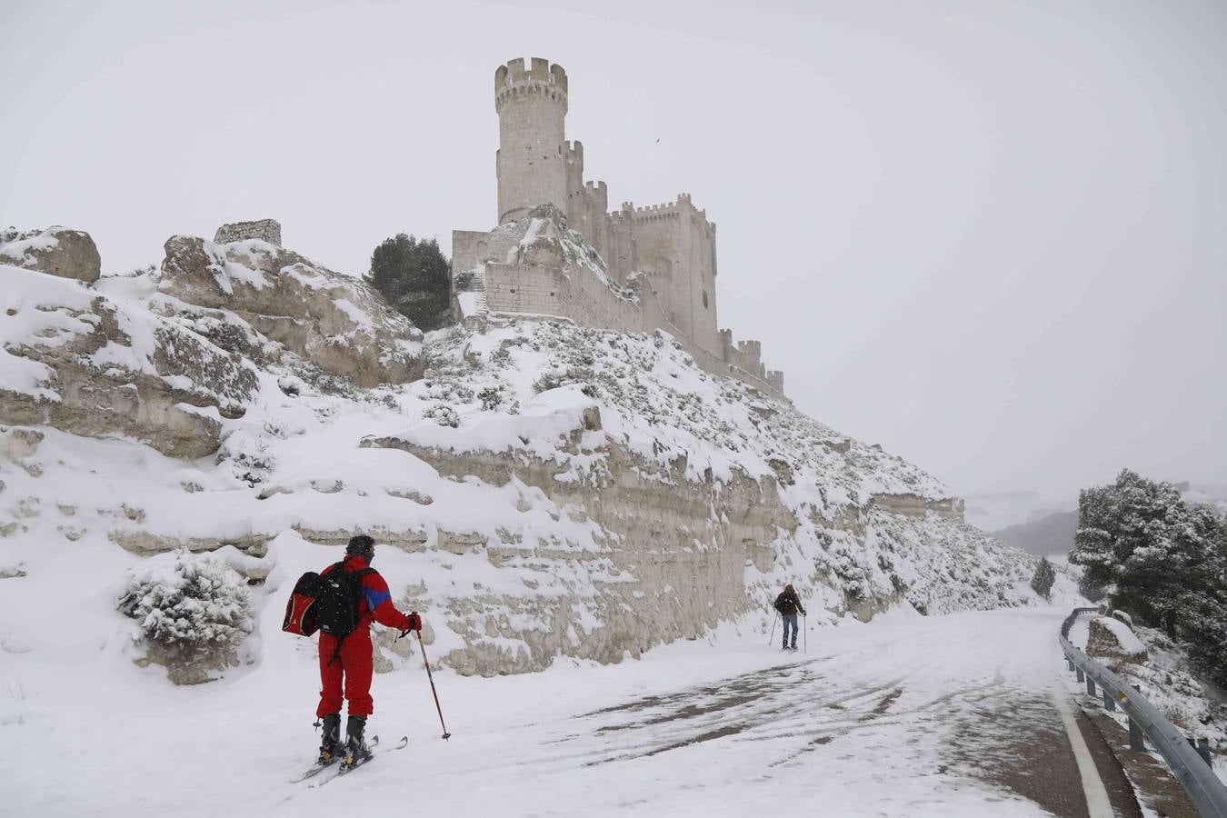 Fotos: Nevada en Peñafiel