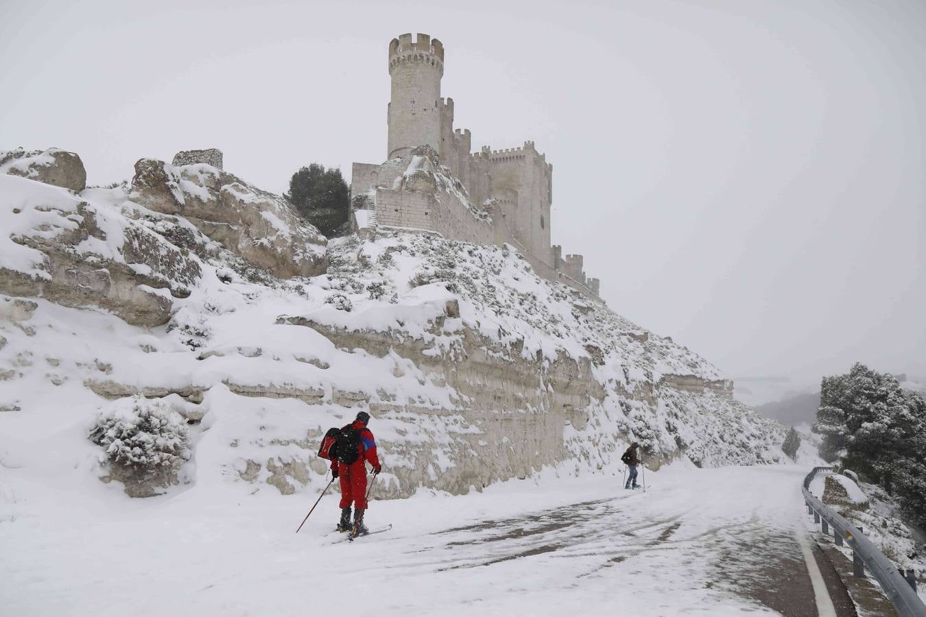 Fotos: Nevada en Peñafiel
