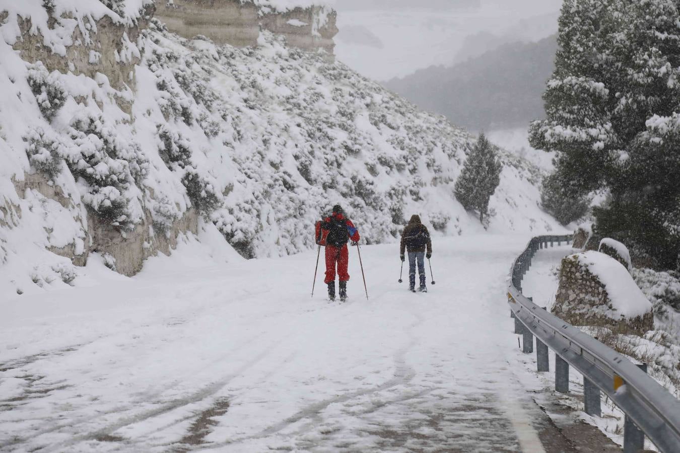 Fotos: Nevada en Peñafiel