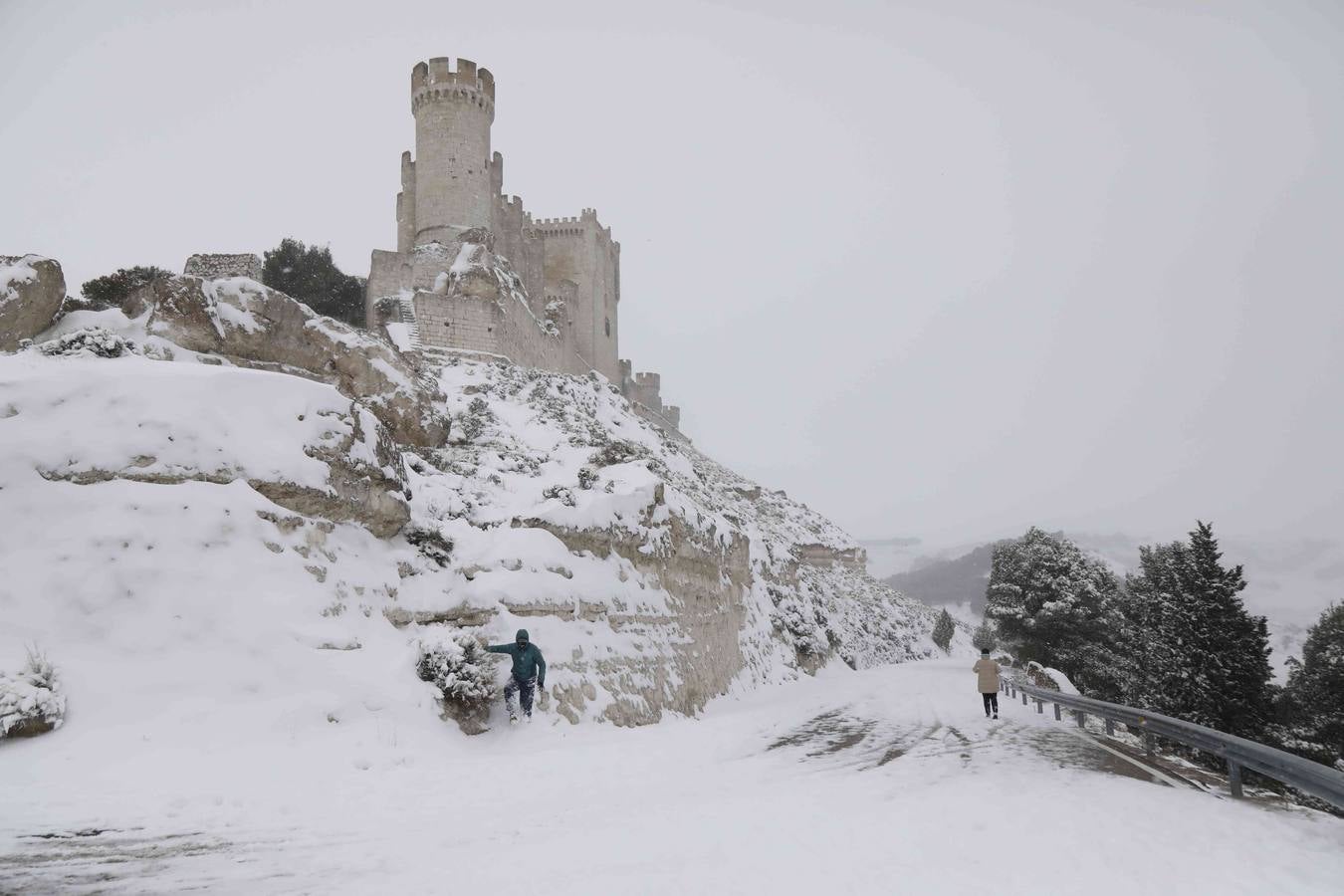 Fotos: Nevada en Peñafiel