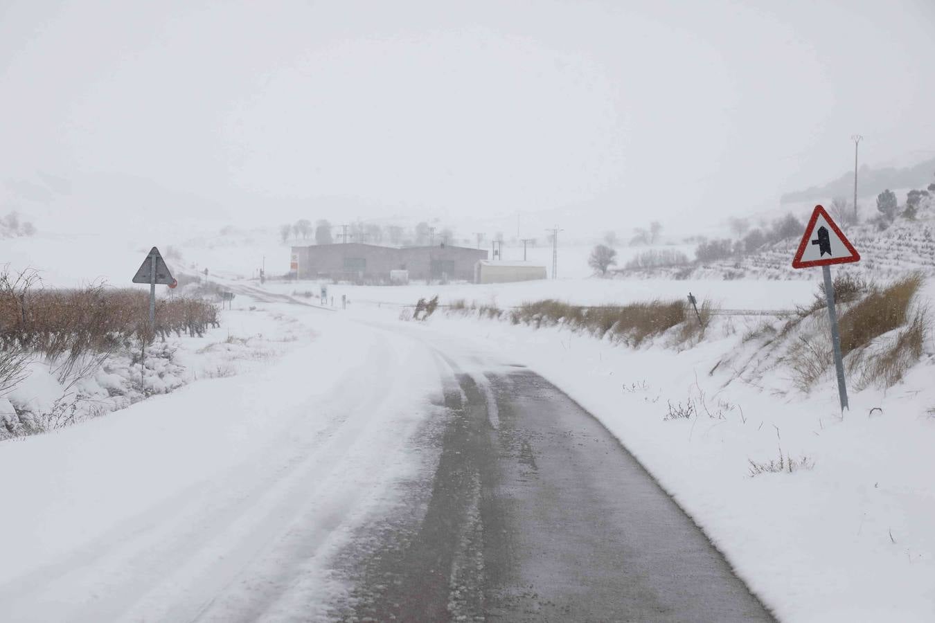 Fotos: Nevada en Peñafiel