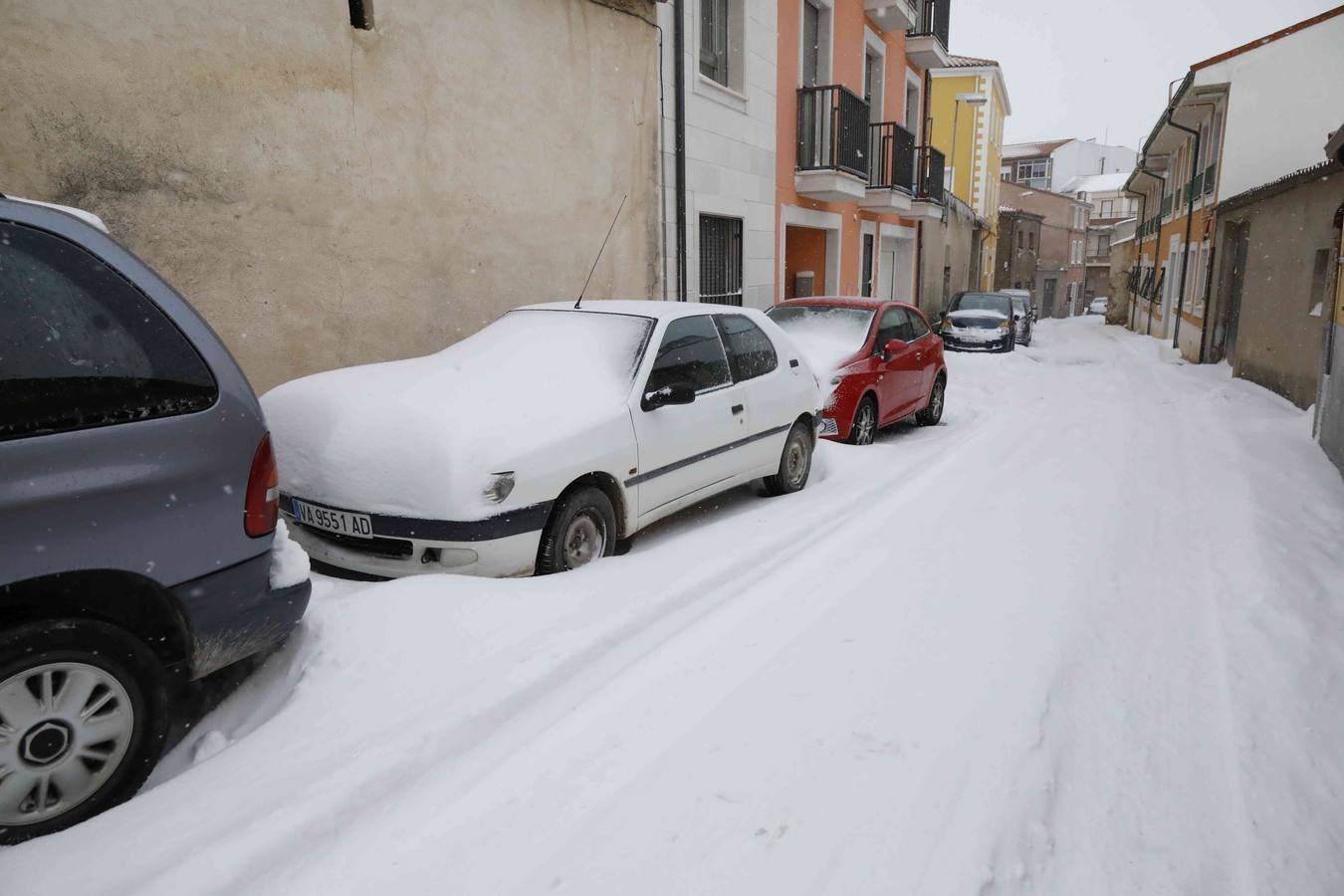 Fotos: Nevada en Peñafiel