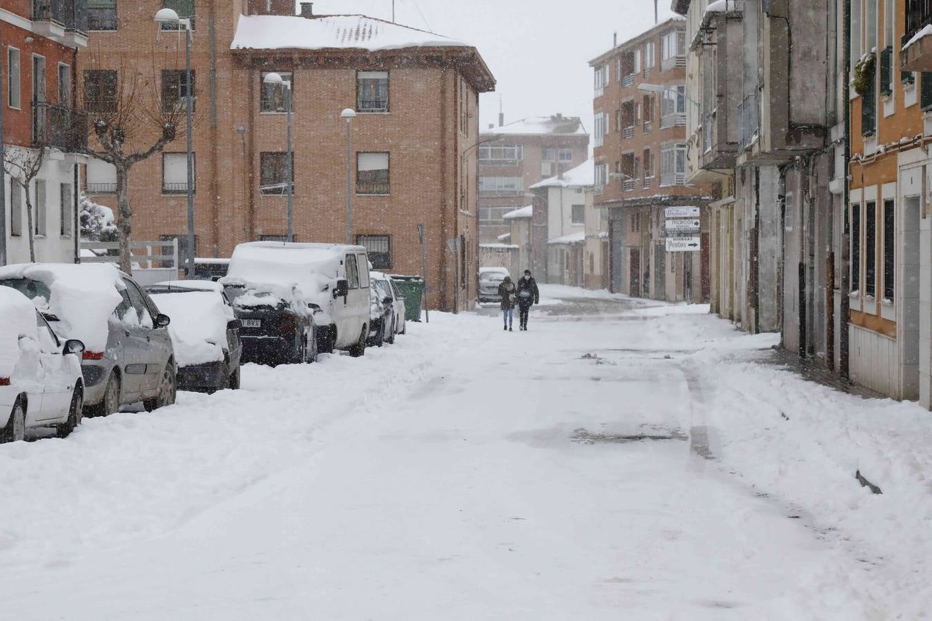 Fotos: Nevada en Peñafiel