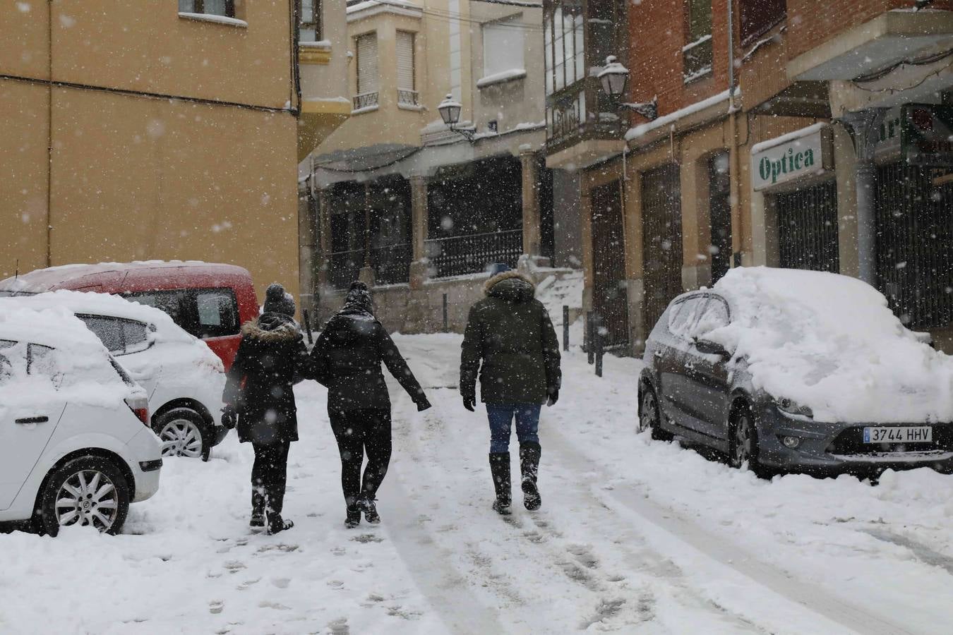 Fotos: Nevada en Peñafiel