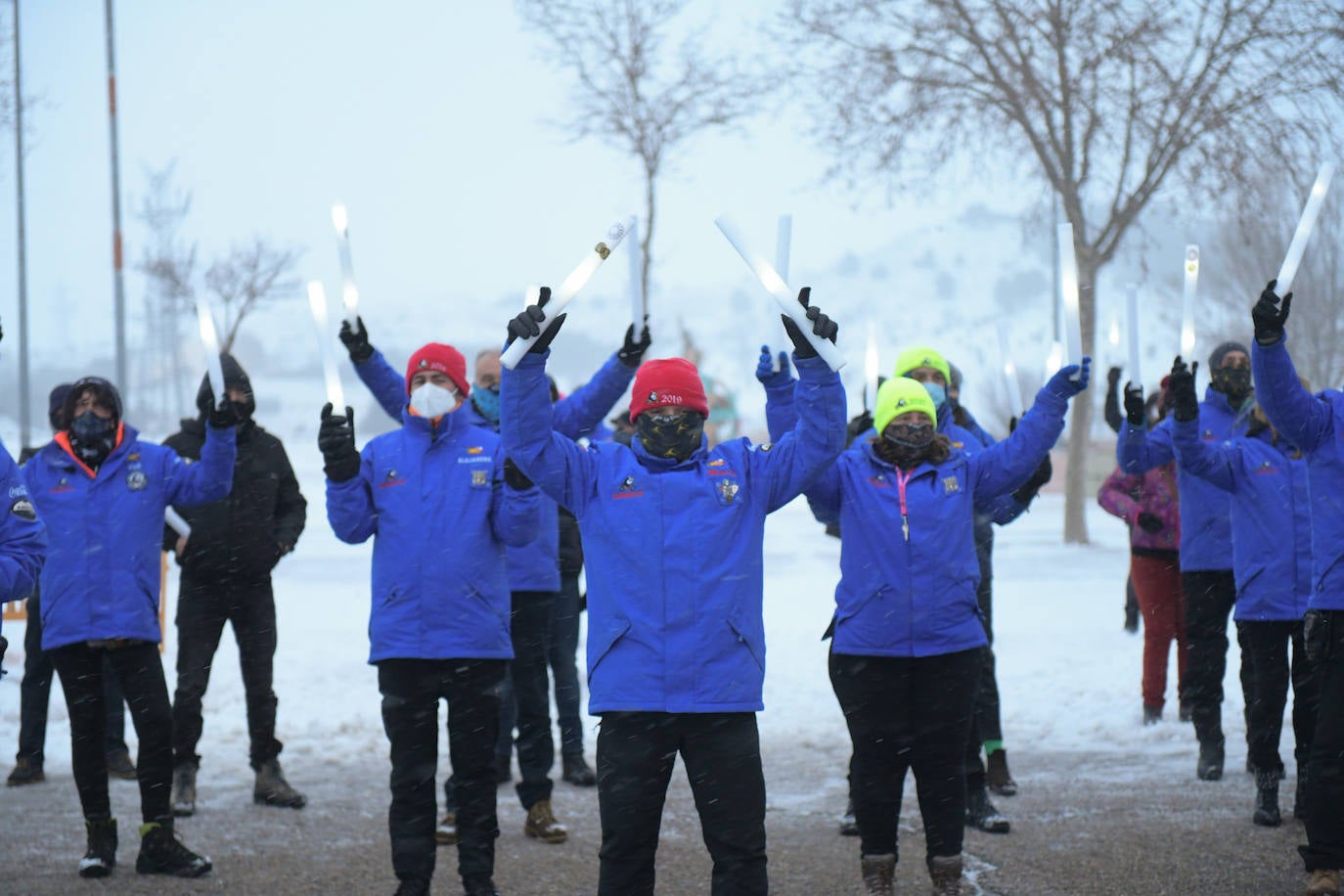 Fotos: Pingüinos desafía a la nieve en Valladolid