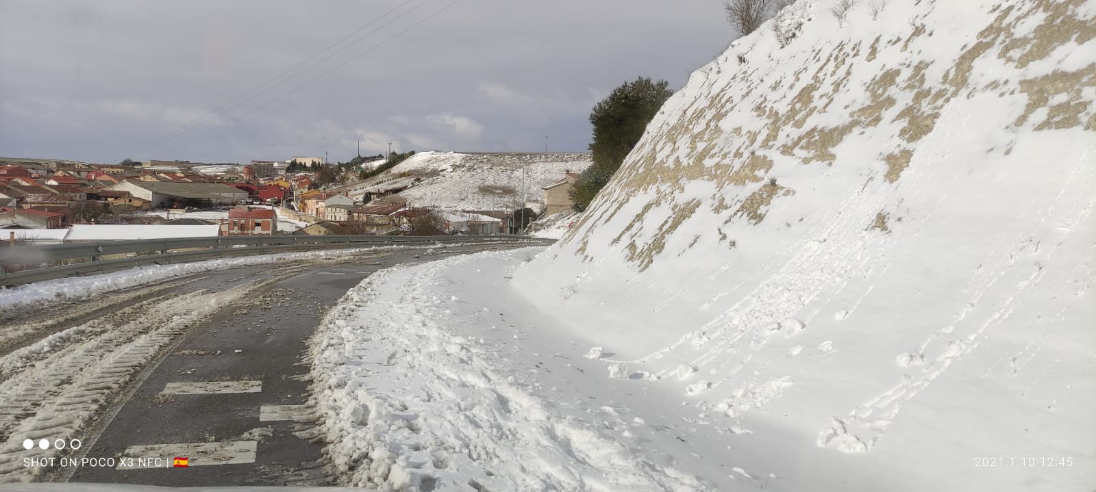 Carretera que vn desde Ciguñuela a Zaratán y a Arroyo.