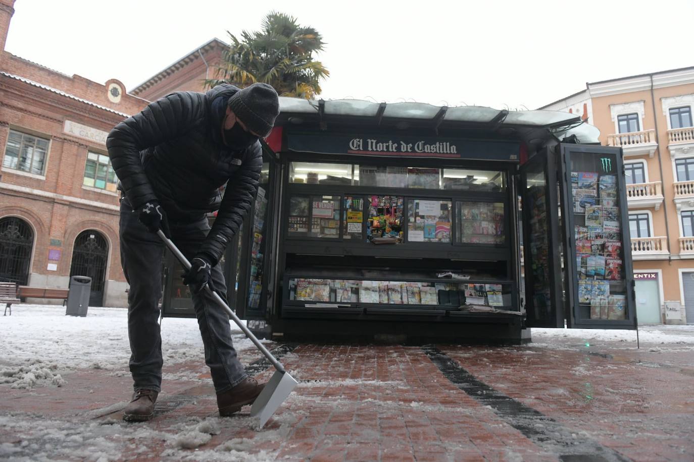 Fotos: El hielo, protagonista de este domingo en Valladolid